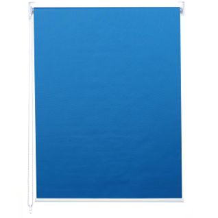 Store Enrouleur De Fenêtre Occultant Protection Solaire Store à Tirage Latéral 80x160cm Opaque Bleu