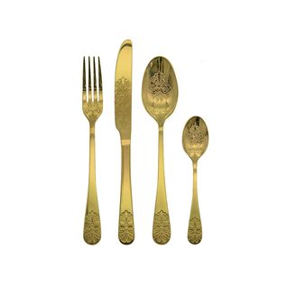 Cérémonial - Ménagère 16 Pièces Doré