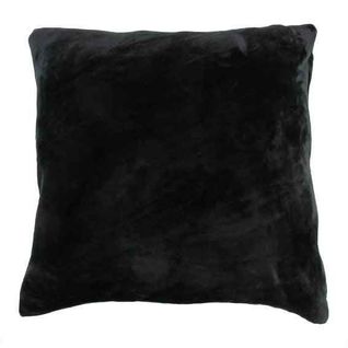Housse De Coussin Douceur - 40x40 Cm - Noir