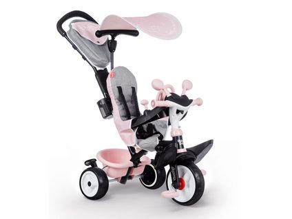 Tricycle Enfant Baby Driver Plus Rose + Ombrelle