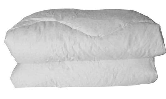 Couette Enveloppe Coton Protection - 140x200 Cm - Blanc