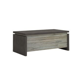 Table basse BAXTER imitation chêne gris