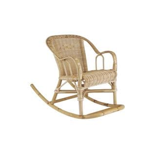 Rocking Chair Pour Enfant En Rotin Chloé