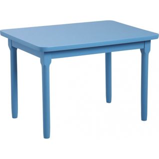 Table Enfant En Hêtre Bleu