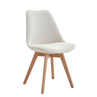 Chaise tissu NORVEGE Ecru