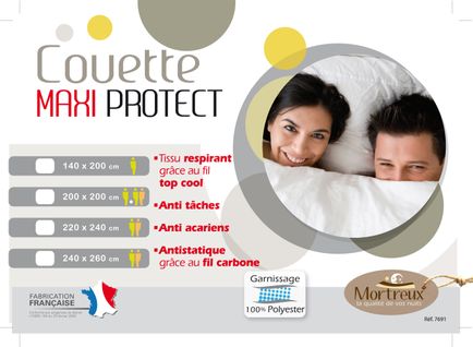 Couette Légère Maxi-protection - 2 Personnes 220 X 240