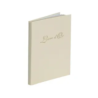 Livre D'or Boston Doré 80 Pages Blanches