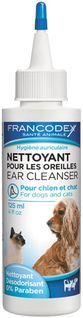 Francodex Nettoyant Oreilles Pour Chiens Et Chats - 125 Ml
