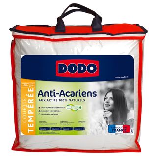 Couette tempérée 260x240cm DODO SANIPROTECT ANTI-ACARIENS
