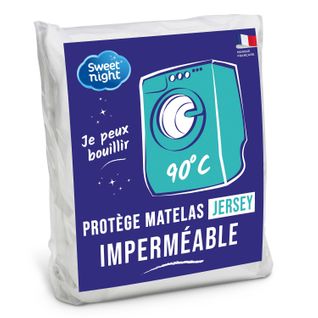 Protège Matelas 90x190 Cm - Alèse Imperméable Et Micro Respirante - Silencieux - Lavable à 90°c