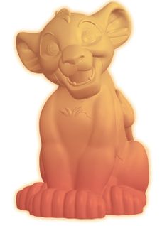 Veilleuse le Roi Lion - Simba couleurs - NLJ105AN