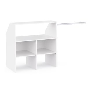 Meuble sous pente L. 50 cm SOLENE blanc