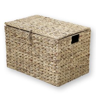 Coffre En Jacinthe D'eau Avec Couvercle