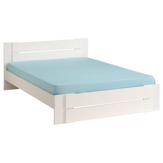 Lit 140X190 cm BIANCA Blanc - BIANCA LIT 140X190CM