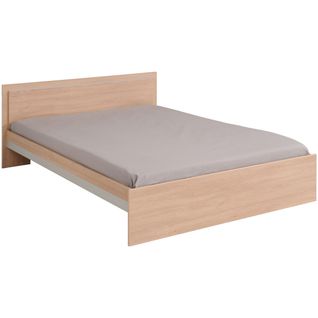 Lit 140x190 cm EKKO imitation chêne