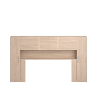 Armoires tête de lit 5P L.240 cm EKKO imitation chêne