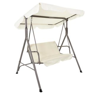 Balancelle Beige En Métal