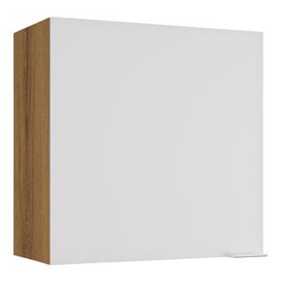 Haut 60 cm 1 porte EDEN chêne - blanc