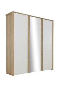 Armoire 3 portes L.216 cm MANAE imitation châtaignier naturel