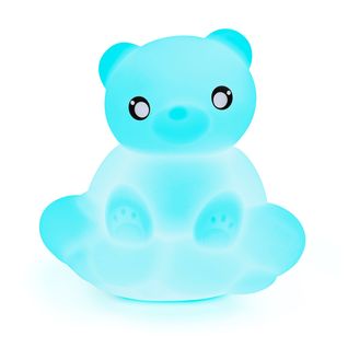 Enceinte Sans Fil Lumineuse Murale Et Veilleuse Ourson Sur Son Nuage
