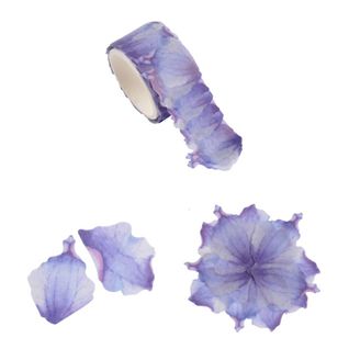 Ruban Masking Tape "200 Pétales Iris" 3cm Violet