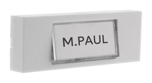 Bouton De Sonnette Filaire Avec Étiquette Porte-nom - Otio