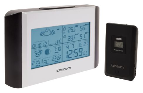 Station Météo Intérieure Avec Capteur Extérieur Sans Fil - Zenitech