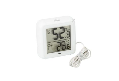 Thermomètre –hygromètre à Sonde De Température Filaire Blanc - Otio