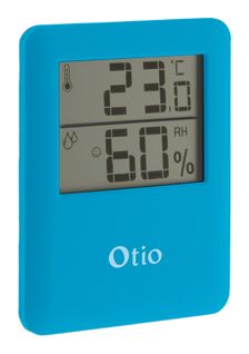 Thermomètre Hygromètre Digital Intérieur Bleu - Otio