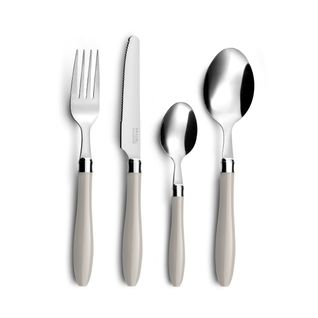 Réglisse Taupe - Ménagère 16 Pièces