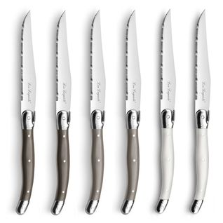 Tradition - Coffret 6 Couteaux Steak Couleurs Mixées