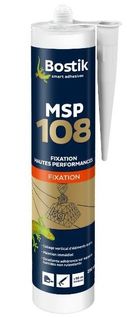 Mastic De Fixation Ms108 Blanc Cartouche De 290ml - Bostik - 30133127
