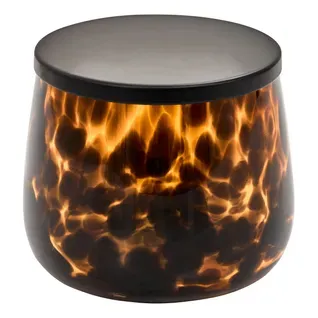 Pot à cotons DOTTY Noir / Marron