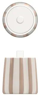 Pot à cotons STRIO Blanc / Rose