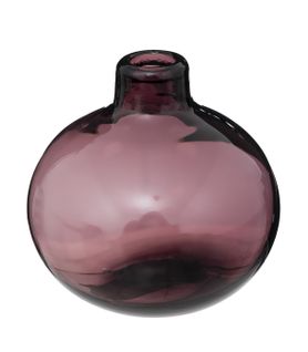 Vase Soliflore En Verre Prune D 12 Cm