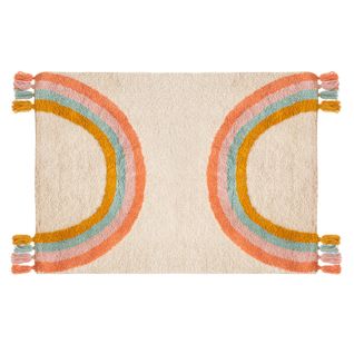 Tapis enfant 100x150 cm ARC EN CIEL Multicolore.