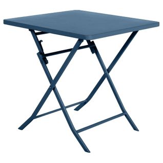 Table Carrée Pliante Greensboro 2p Bleu Indigo Hespéride - Bleu Indigo