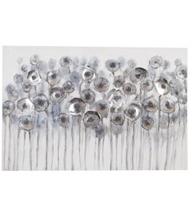 Tableau Toile Murale Peinte Bouquet 90 X 60 Cm