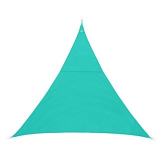 Toile Solaire 2x2x2m Curacao Émeraude Hespéride - Emeraude, Forme Triangulaire 2m