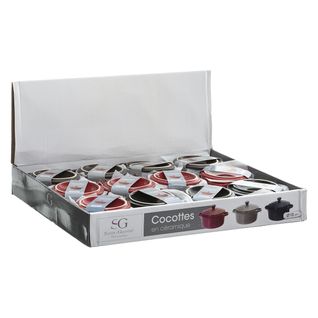 Mini cocotte Ø 10cm  Noirs, rouges ou taupes