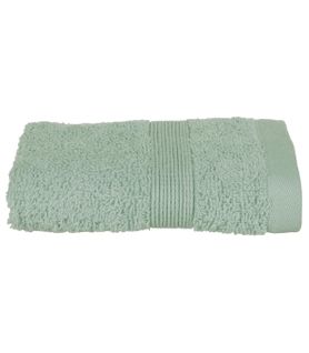 Serviette De Toilette En Coton Vert Céladon Tissu Éponge 30 X 50 Cm