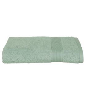 Drap De Bain En Coton Vert Céladon Tissu Éponge 70 X 130 Cm