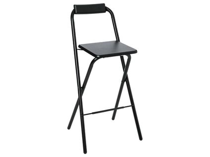 Chaise de bar pliante LOUNA Noir