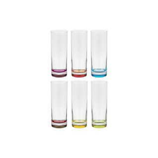 Lot De 6 Verres à Eau "colori" 31cl Multicolore