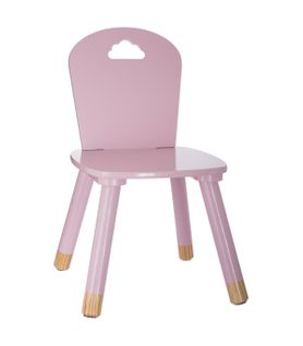 Chaise Pour Enfant En Bois Rose H 50 Cm