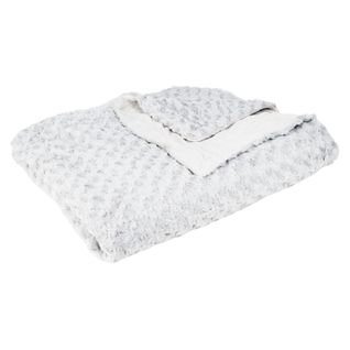 Plaid 180x230 Cm Rosa Gris