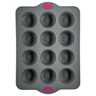 Moule 12 muffins silicone SILITOP Gris