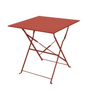 Table Pliante Bistro 70x70 Cm Terracotta