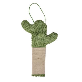 Griffoir Pour Chat à Suspendre "cactus" 51cm Vert