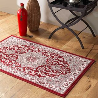 Tapis Cherine Fleur Oriental - 68x110 Cm - Rouge